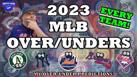 baseball over unders 2023.